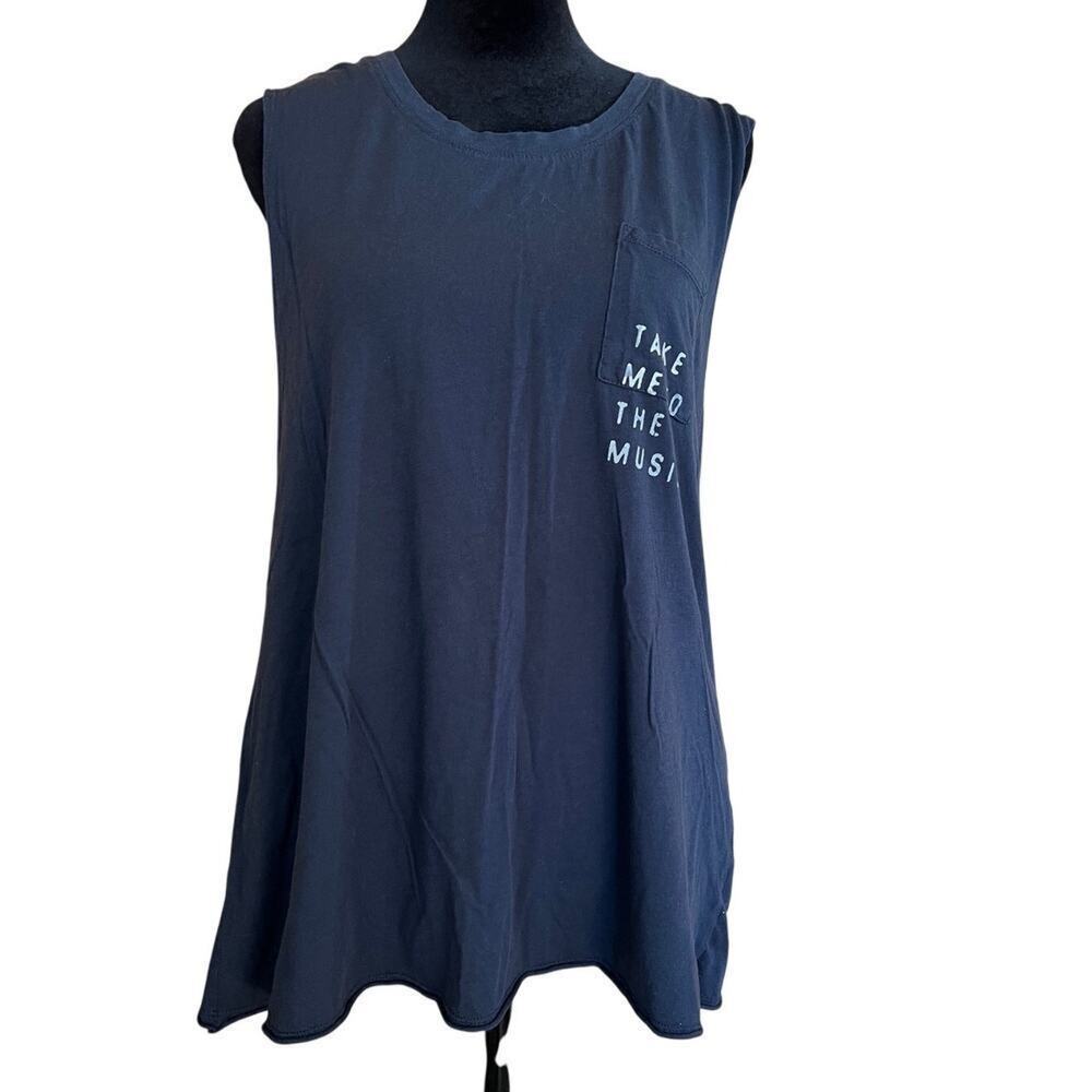 Zoe + Liv sleeveless crewneck tank top, women's size XL